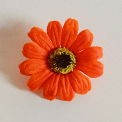 50PCS Soap Flower Artificial Flowers Little Daisies Sun Flower Flower Head Bouquet Making Box With Florist Materials