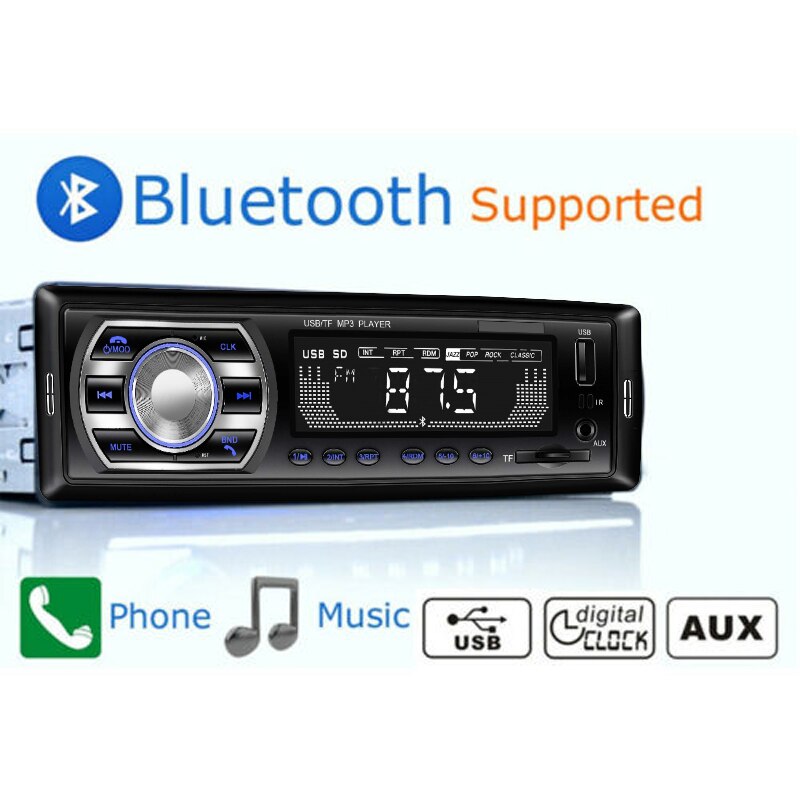 Car Radio Autoradio 1 Din Bluetooth SD MP3 Player JSD-520 car stereo FM Aux Input Receiver SD USB