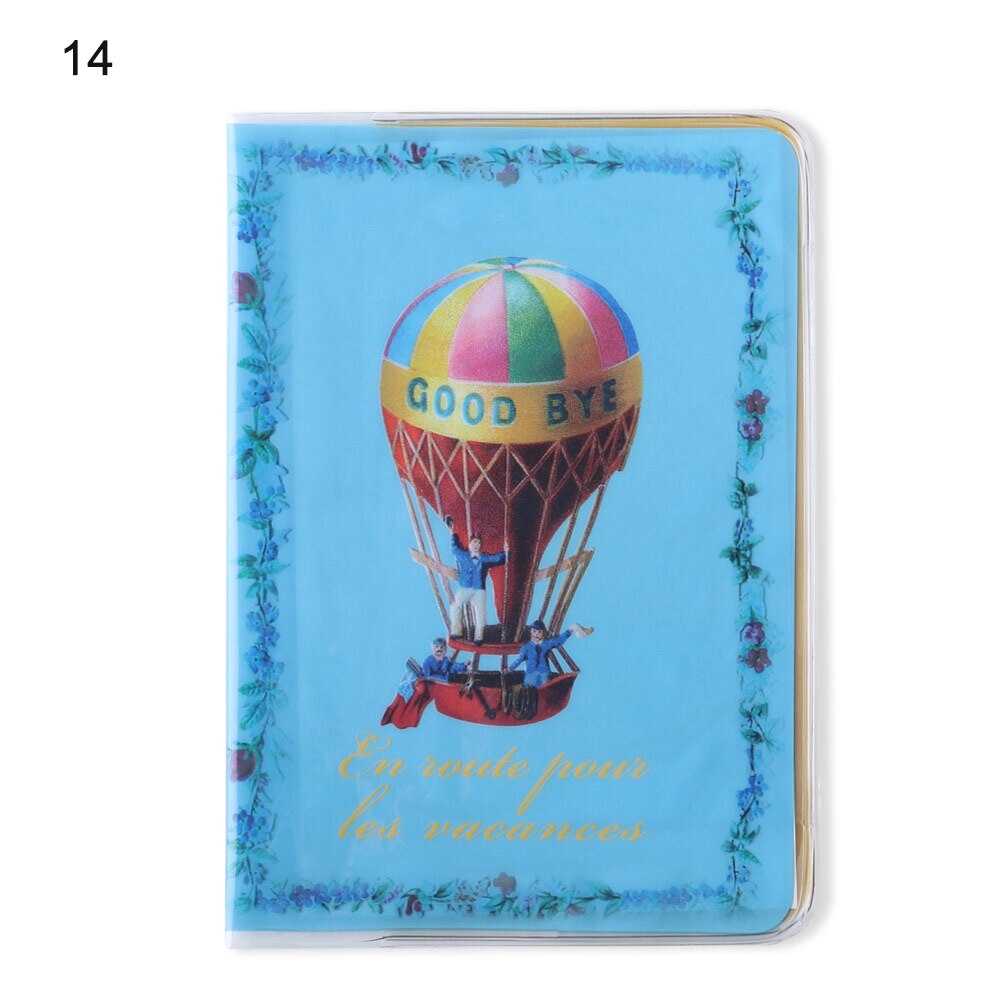 1Pc Passport Cover Card ID Holders Women Men Travel PVC Document Folder Passport Package Eiffel Tower Passport Holders: 14