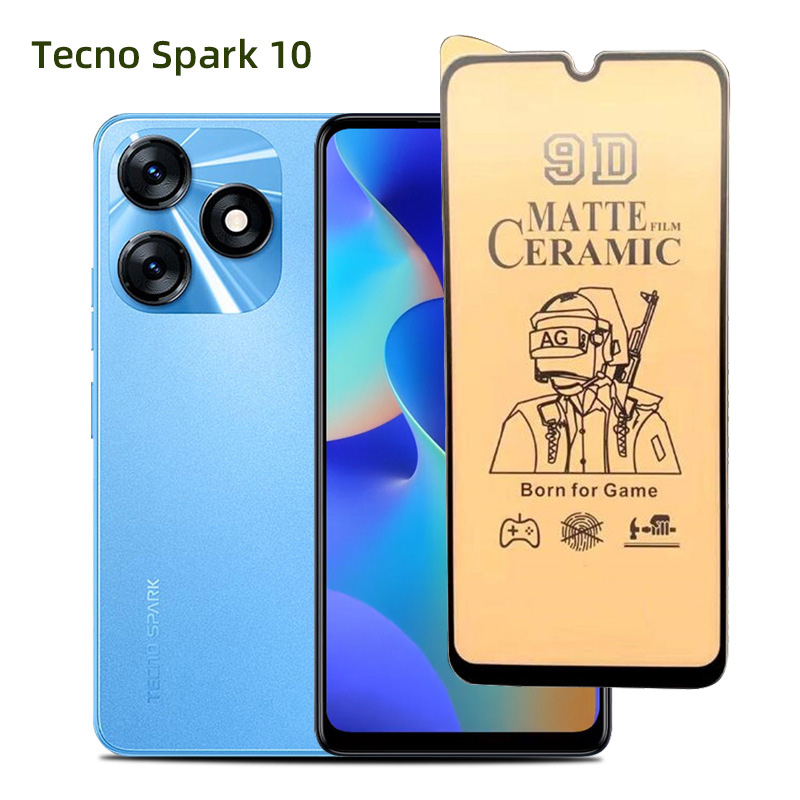 Película cerámica mate HD para Tecno Spark 10 Pro 10C Protector de pantalla Original para Tecno Spark 10 5G Spark Go 2023 película protectora
