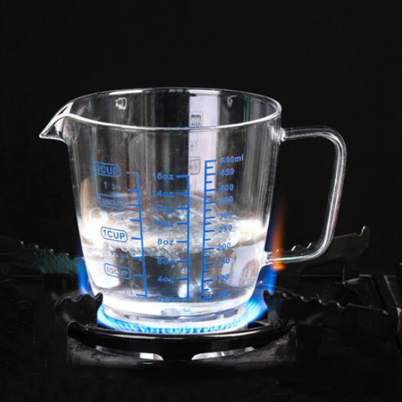 Glazen Maatbeker 250/300 ml hittebestendige Meetinstrument Voor Bakken Lab Vloeibare Keukengerei & Gadgets