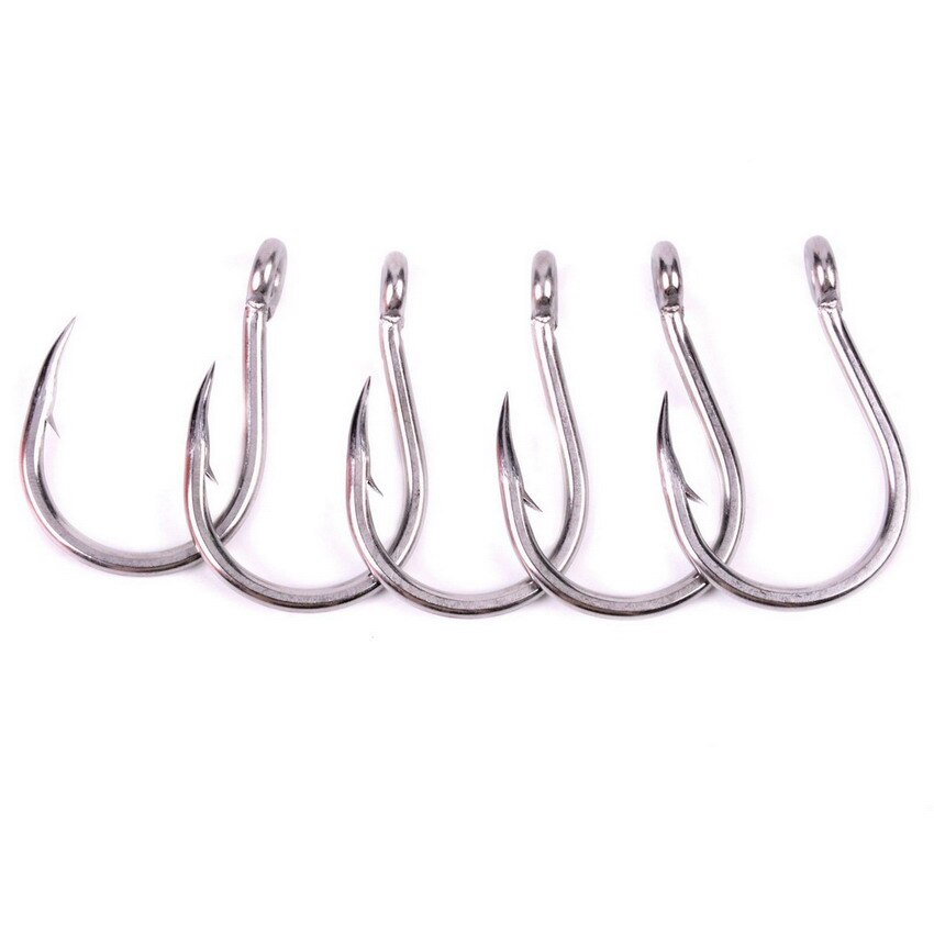 100pcs Saltwater Fishing Hook JIGGING HOOK 1/0#-13/0# Model Stainless Steel Fishhook Made In Taiwan Jig Fishing Hooks Carp Hooks