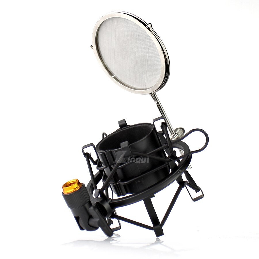 Spider Microphone Shock Mount Mic Isolation Shield Stand Wind Screen Pop Filter Popfilter Windscreen For Neumann TLM U 89 U89 Ai