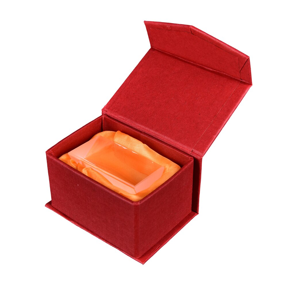 Rainbow Optical Glass Triple Triangular Prism Physics Teaching Light Spectrum with Box Size: Approx 50x30x30mm