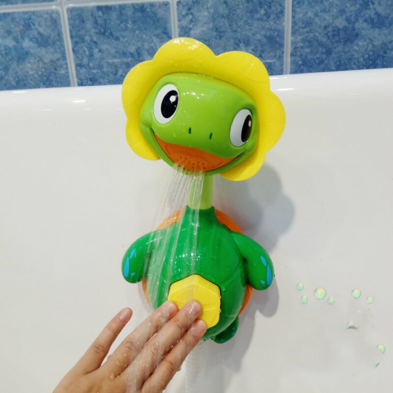 Interessant babybad water sproeiend bad kinderen bad tuiten zuignappen opvouwbare sproeikraan badkamer spelen babyshower speelgoed