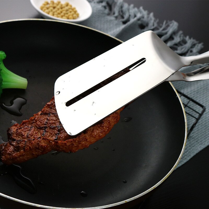 Stainless Steel Barbecue Tong Fried Steak Shovel F... – Grandado