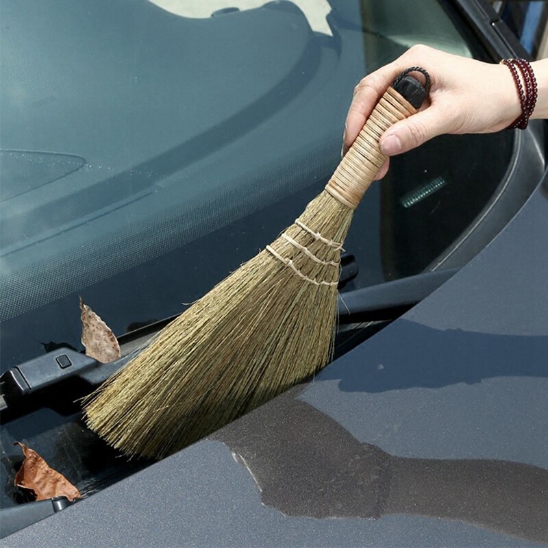 Handgemaakte Vegen Bezem Voor Huishoudelijke Stofdoek Schoonmaken Tool Nuttig Stro Gevlochten Thuis Schoonmaken Bezem Lange Sectie