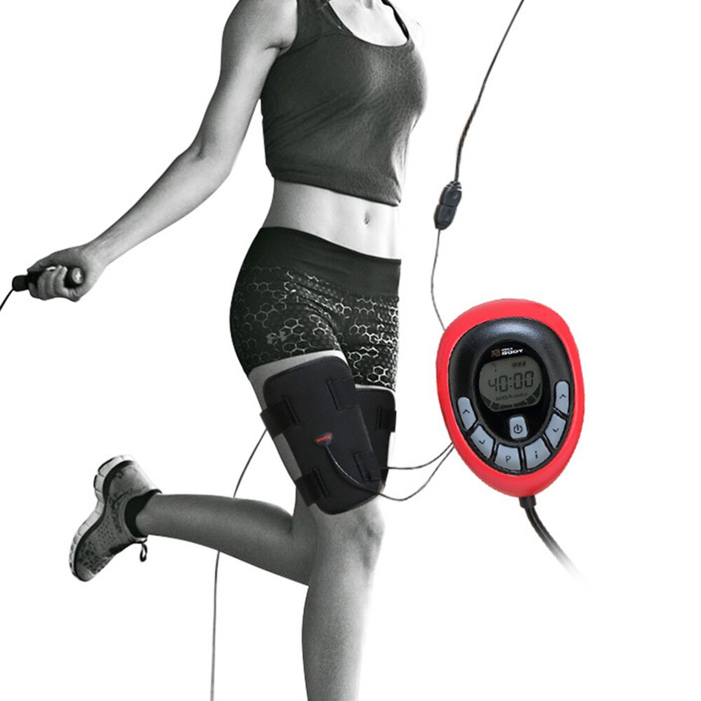 1 Pair Leg Slimming Belt Thigh Calf Vibration Slimming Belt Fitness Exerciser for Home Women