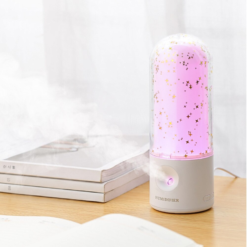 Starlight Night Light Humidifier Large Capacity Humidifer Car Nanometer Air Purifier )
