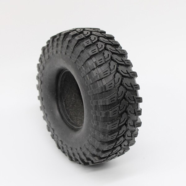 Gummidæk 1.9 " dæk 1.9 tommer dæk med svamp 98/100/108/110/114/120mm til rc crawler bilmodeller aksial scx 10 90046 d90 trx -4: 114mm b