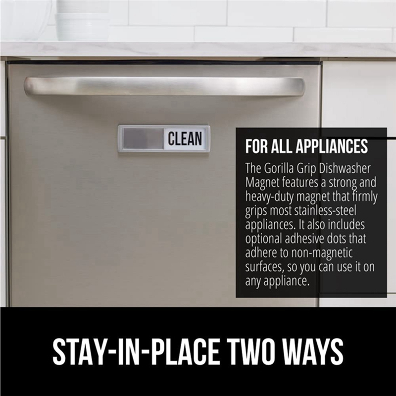 Dishwasher Clean and Dirty Magnet Sign, Heavy Duty Shutter Magnets for Dish Washer, Kitchen Accessories