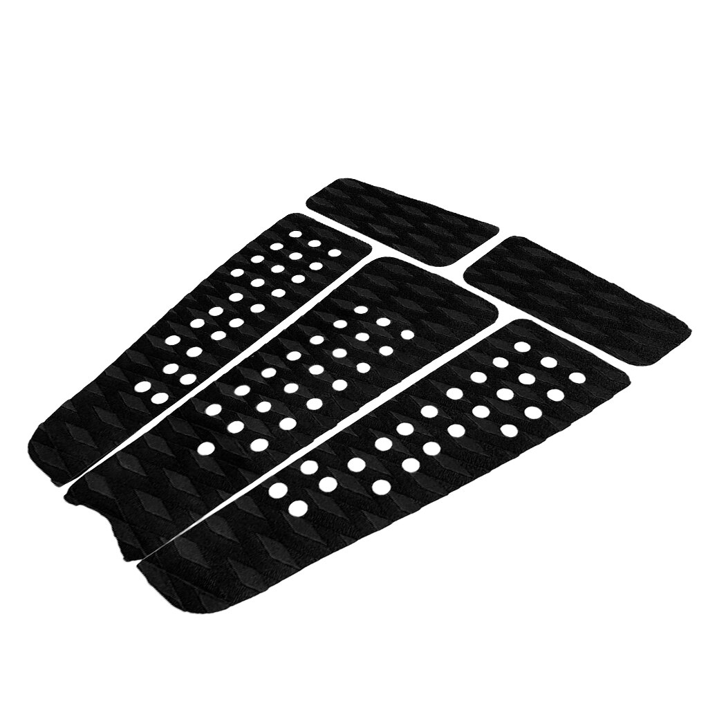 Tabla de surf EVA Premium con ranurado de diamantes, 5 piezas, SUP, agarre de la cubierta de tracción, almohadilla trasera, accesorios para deportes acuáticos, surf, 4 colores