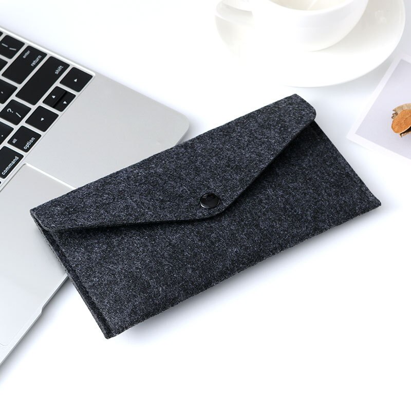 Felt Simple Envelope Wallet Multiple Uses High capacity Bags Big Size for phone and shopping or diy bags