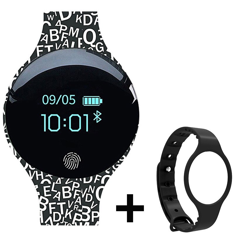 Sportsur kvinder damer armbåndsure elektroniske ledede digitale armbåndsure til kvinder ur kvindelige timer hodinky reloges: Hvid