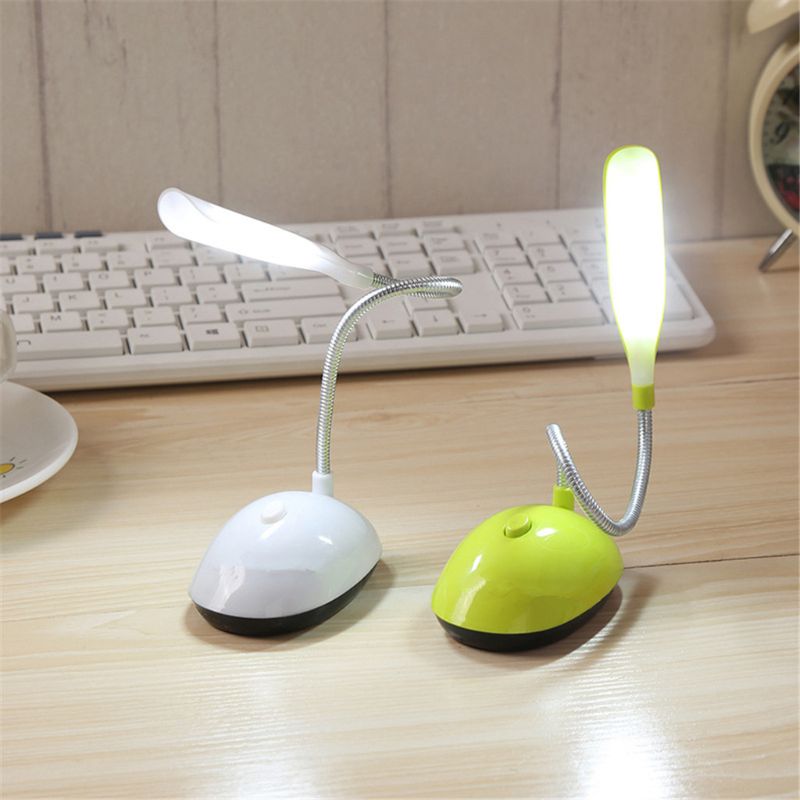 4Color Flexible Mini Desk Lamp Eye Protection Lamp Foldable LED Night Light Reading Book Lights XX9E