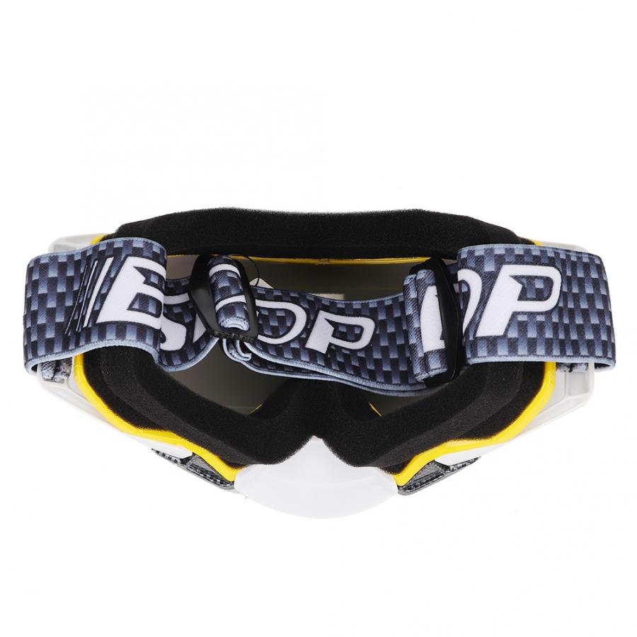 Gafas de Motocross a prueba de polvo Anti niebla UV gafas de protección para montar en bicicleta motocicleta piezas ABS + esponja