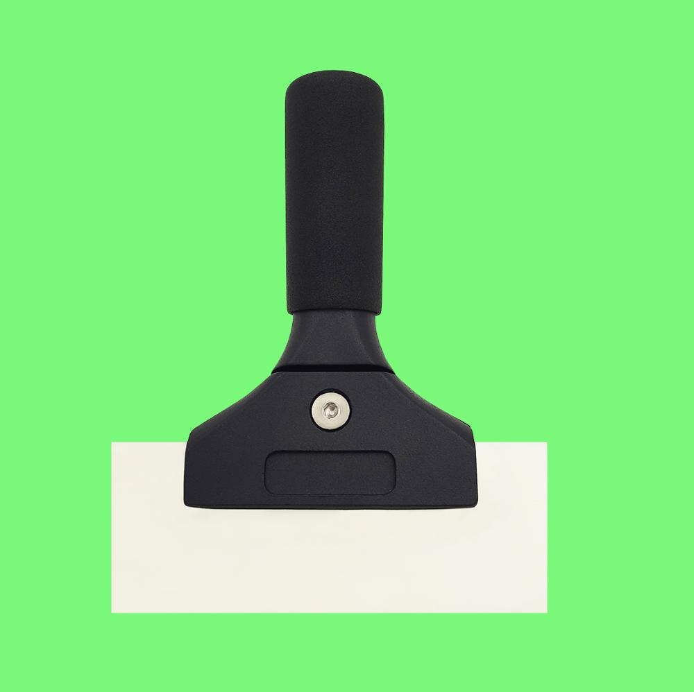 Espátula de goma con mango de aleación corta, espátula para teñir ventanas de vinilo, herramienta de envoltura de coche, raspador de hielo y agua, herramienta de limpieza del hogar B38S