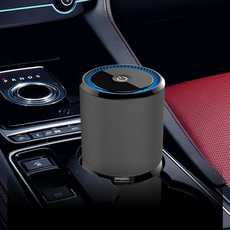 Auto Ionisator Luchtreiniger Luchtverfrisser PM2.5 Stof Rook Reiniger Voor Thuis/Auto: Default Title