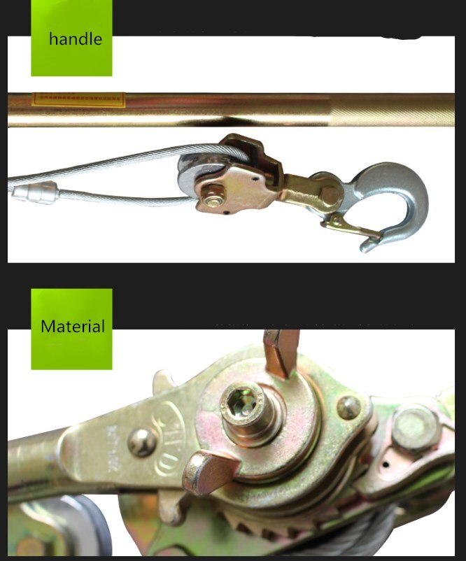 2T-3T Handbuch Kabel Abzieher, Japanese ratchet Kabel Zeichnung Maschine, Hand Kabel Seil Abzieher, ratchet Kabel Zange