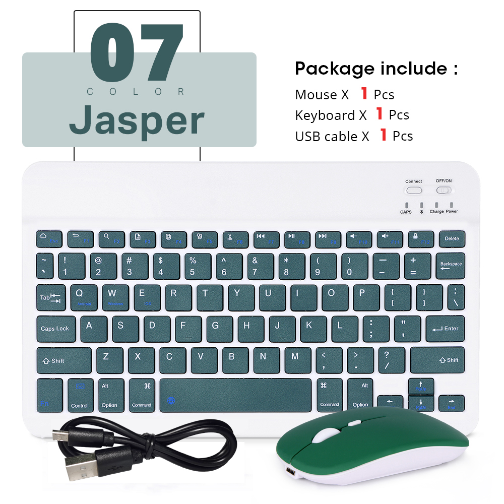 Tragbare Mini Drahtlose Bluetooth Tastatur und Maus Für Tablet Laptop Smartphone iPad IOS Android Telefon Russisch Spanisch Arabisch: Jasper- mouse