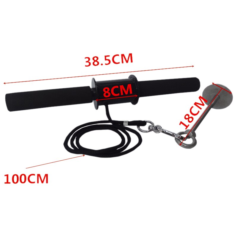 Wrist Roller Exerciser Trainer Forearm Strength Exerciser Roller Forearm Weights Grip Workout for Fitness
