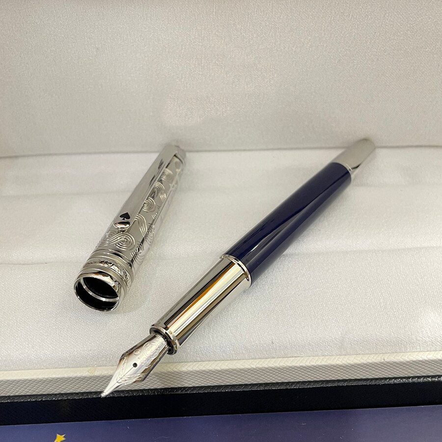 Luxury Pen (Around the world in 80 days) Two colors 163 Roller Ballpoint Pens Stationery Office School Supplies: 2 / No Box