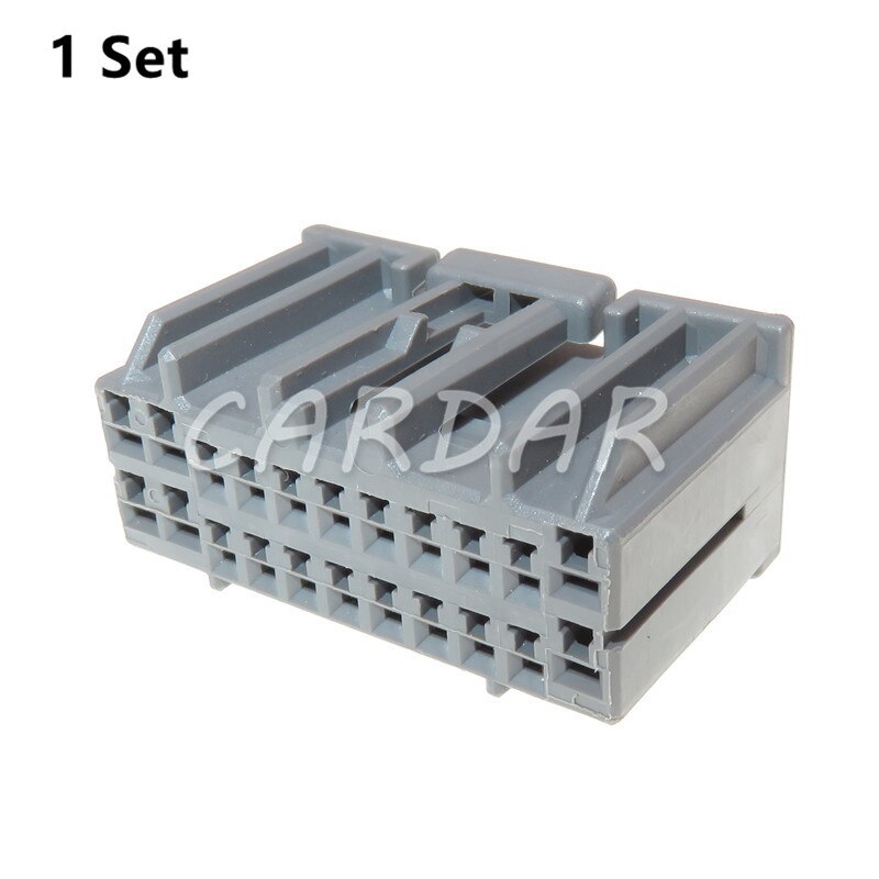 1 Set 22 Pin Automotive Wiring Harness Connector Socket With Terminals: Default Title