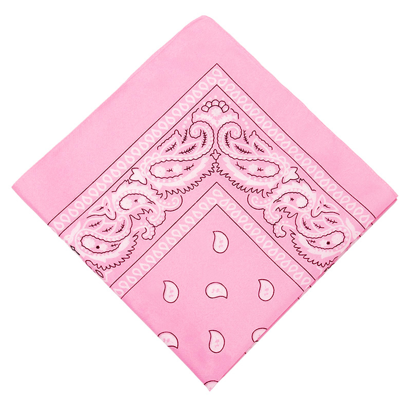 Unisex Mannen Vrouwen Bandana Haarband Cowboy Heren Biker Sport Hoofddeksels Pols Hairwrap Paisley Hoofd Wrap Vierkante Sjaal: Bruin
