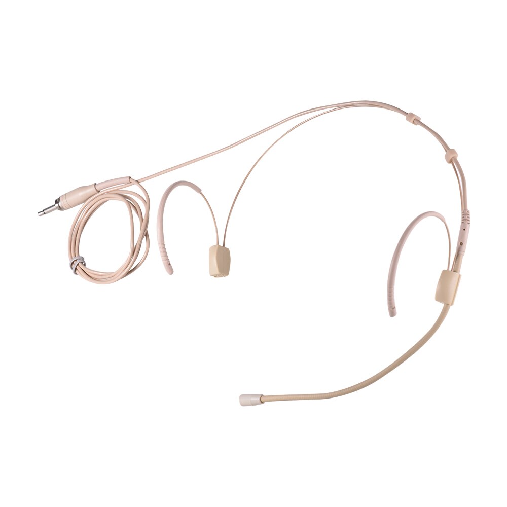 Lightweight Headworn Headset Microphone Condenser Mic 3.5mm Plug for Smartphone DSLR Camera Camcorder Computer PC Laptop