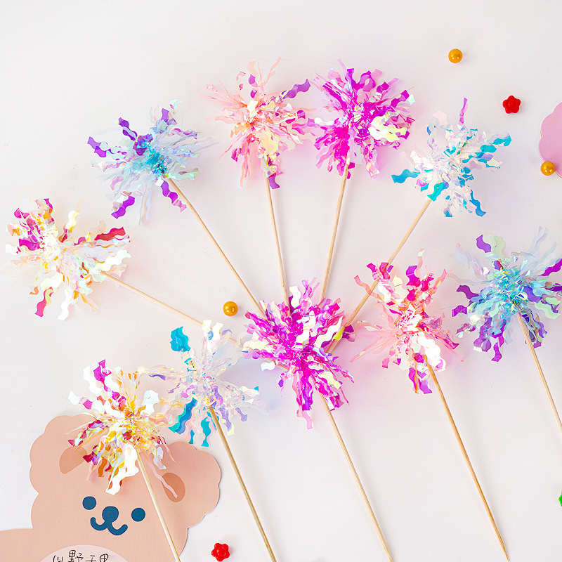 5-50 stk. glitter dusker kaketopper snøfnugg ballform cupcake toppers til jul bursdagsfest babyshower kakedekor