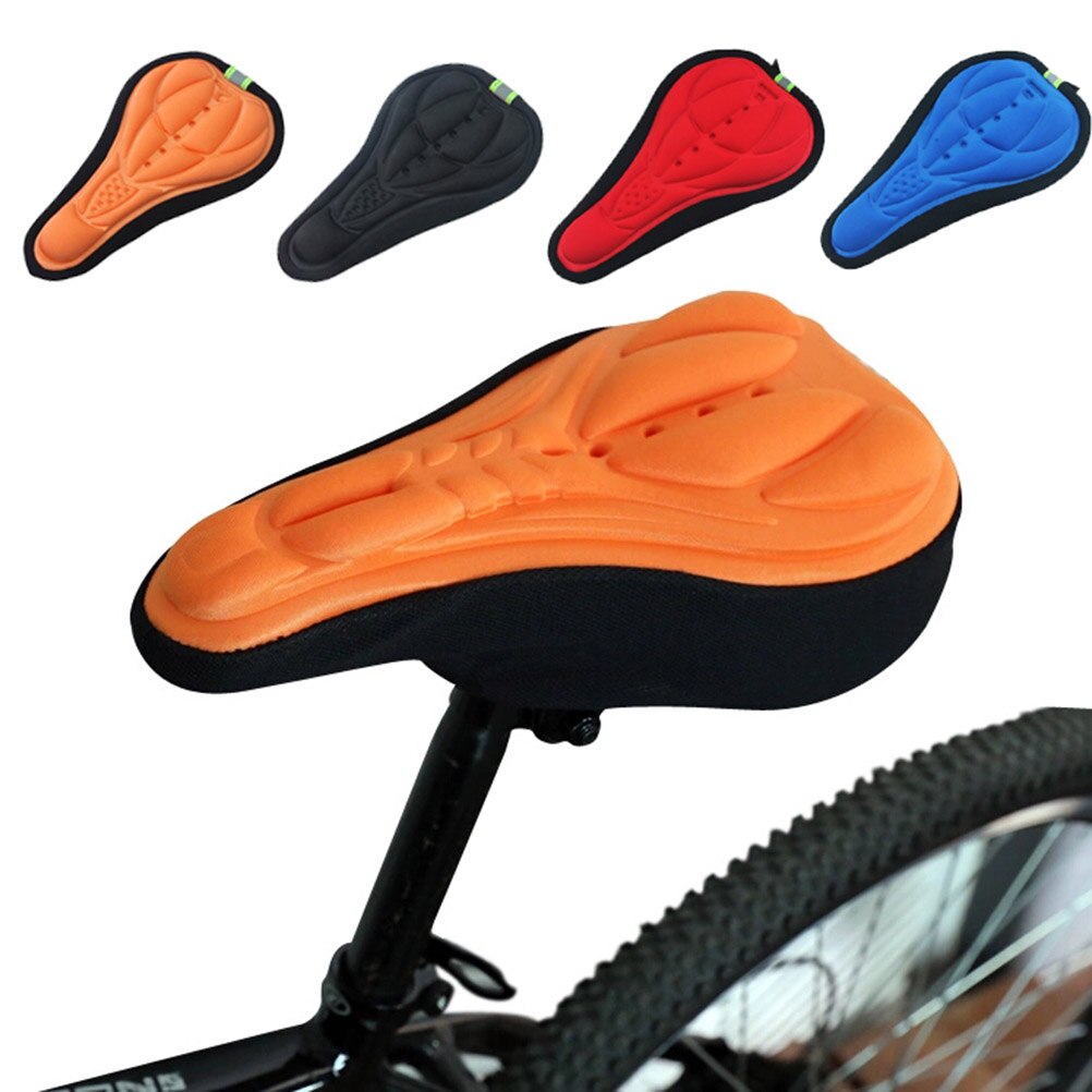 3d gel cykelsæde sadelpude blød cykelsadel sadeldæksel behageligt skum sædehynde cykelsadel cykeltilbehør