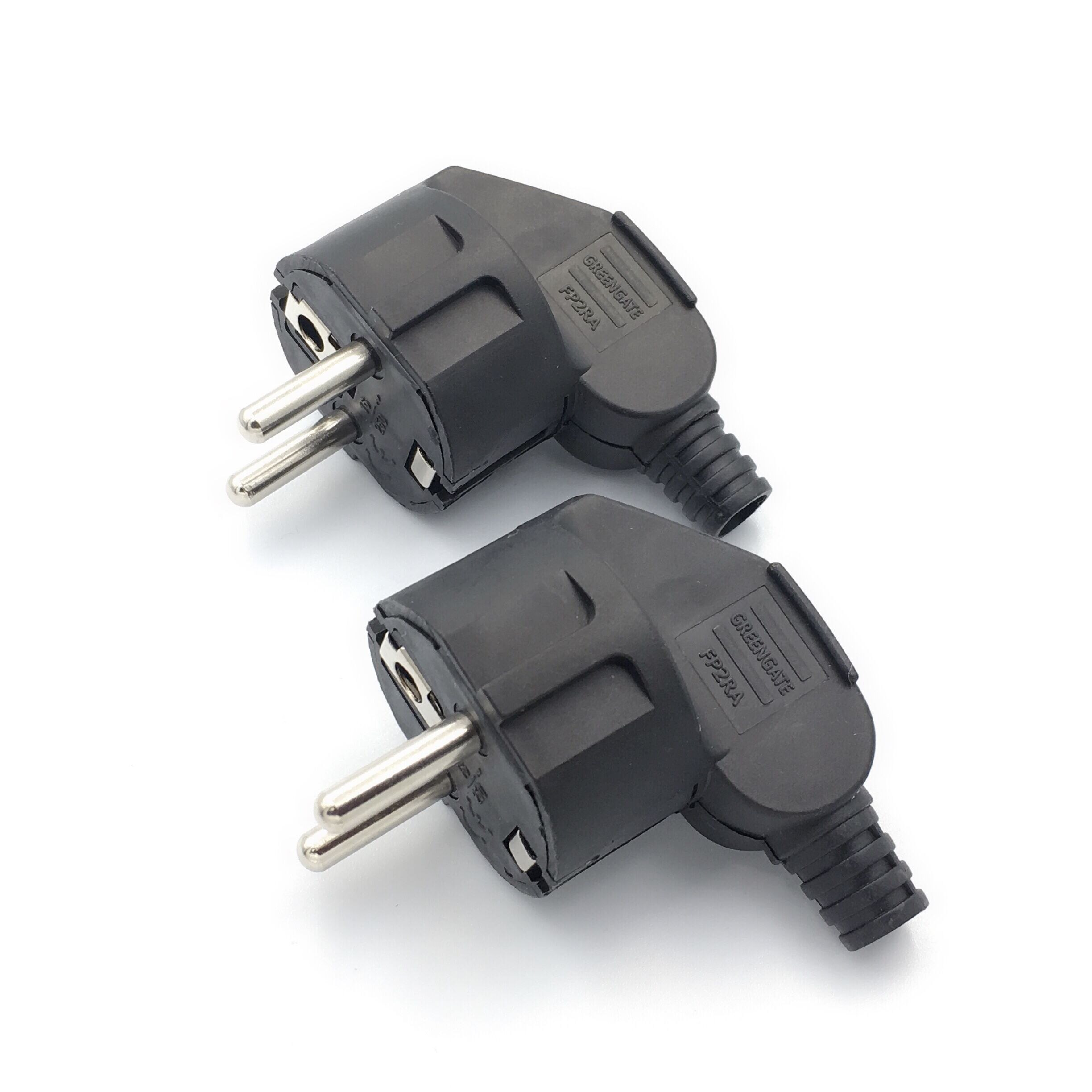 Adaptateur secteur ue, 16a, 250V, câble de connexion, prise électrique, blanc, noir, convertisseur mâle, prise détachable: Black