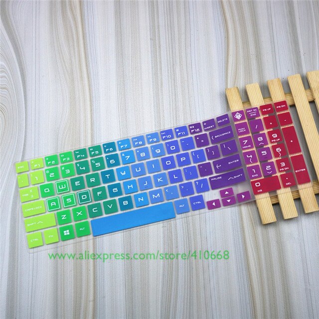 Laptop Keyboard Cover skin For HP Omen 15 15-dh0201ng 15-dh0135tx 15-dh0111tx 15-dh0006tx dh0007tx dh0008TX dh0009tx 15-DH: Rainbow