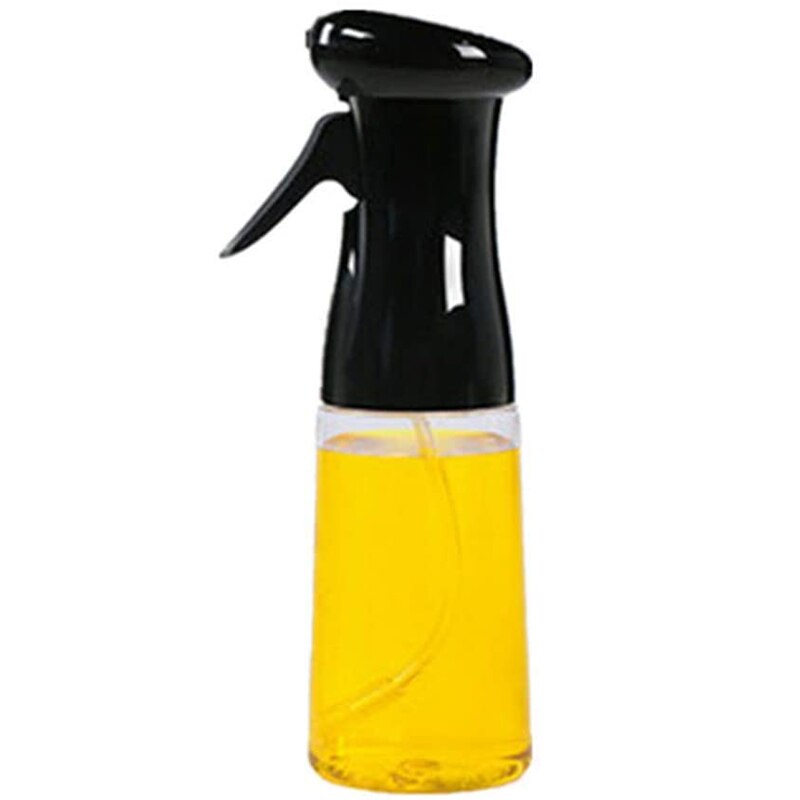 Oil Spray Bottle for Cooking BBQ Cooking Sprayer for Cooking Baking Roasting Grilling Barbecue Salad Frying Kitchen: Black-1PCS
