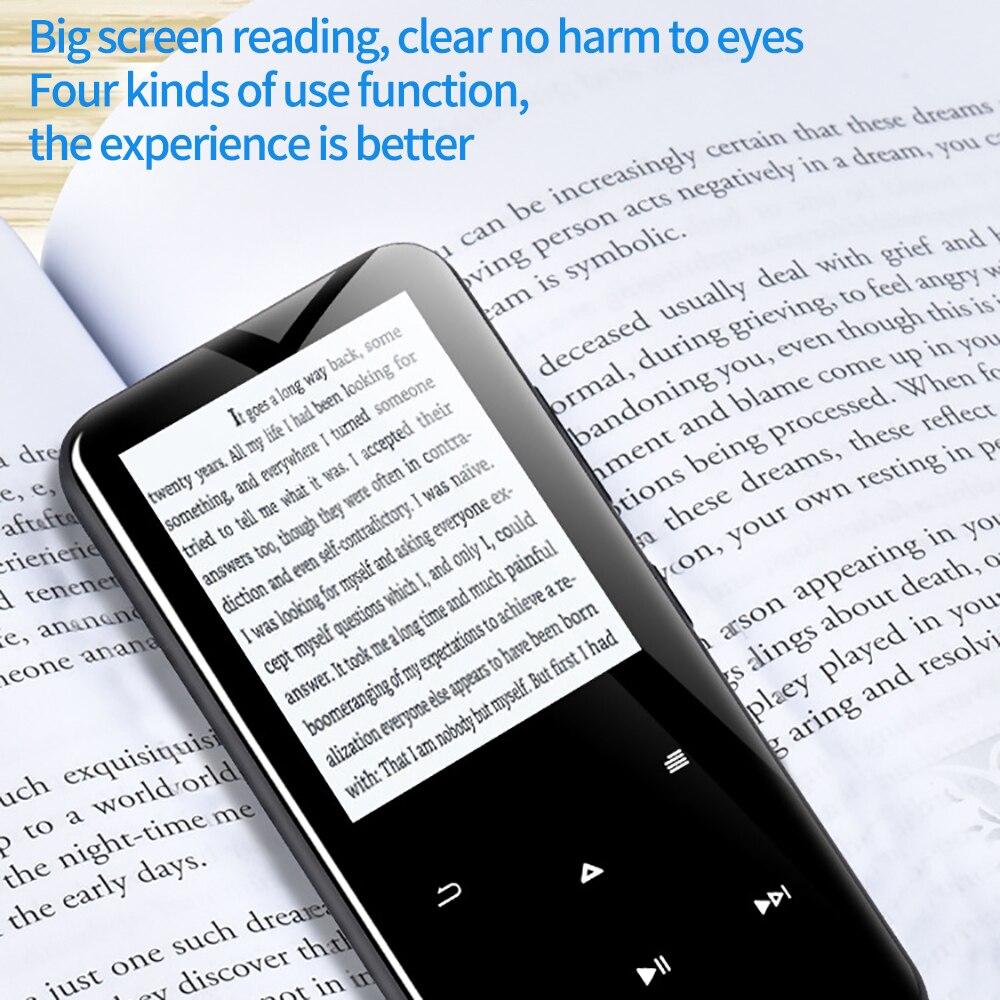 Music Displayer 2.4inch 16gb Tft Screen Electric Reader Bluetooth 4.2 Portable Voice Recorder Big Screen Portable