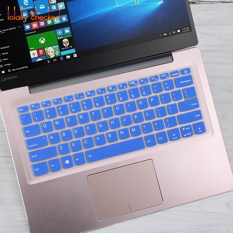 Pour lenovo ideapad c340-15iil c340-15iwl C340 15iil 15iwl 15 15.6 pouces C340-15 ordinateur portable Silicone clavier couverture peau protecteur: blue