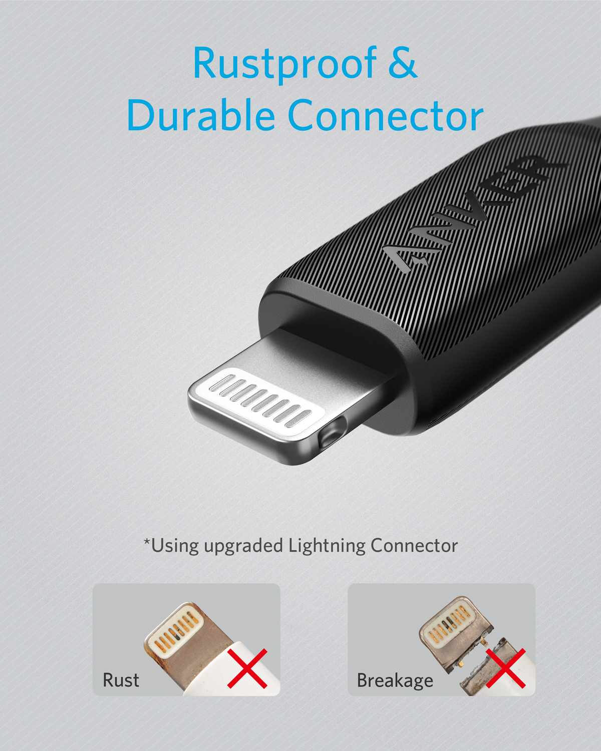 Anker – câble Lightning Powerline III certifié MFi, pour iPhone 12/iphone 11/iphone 13/ipad