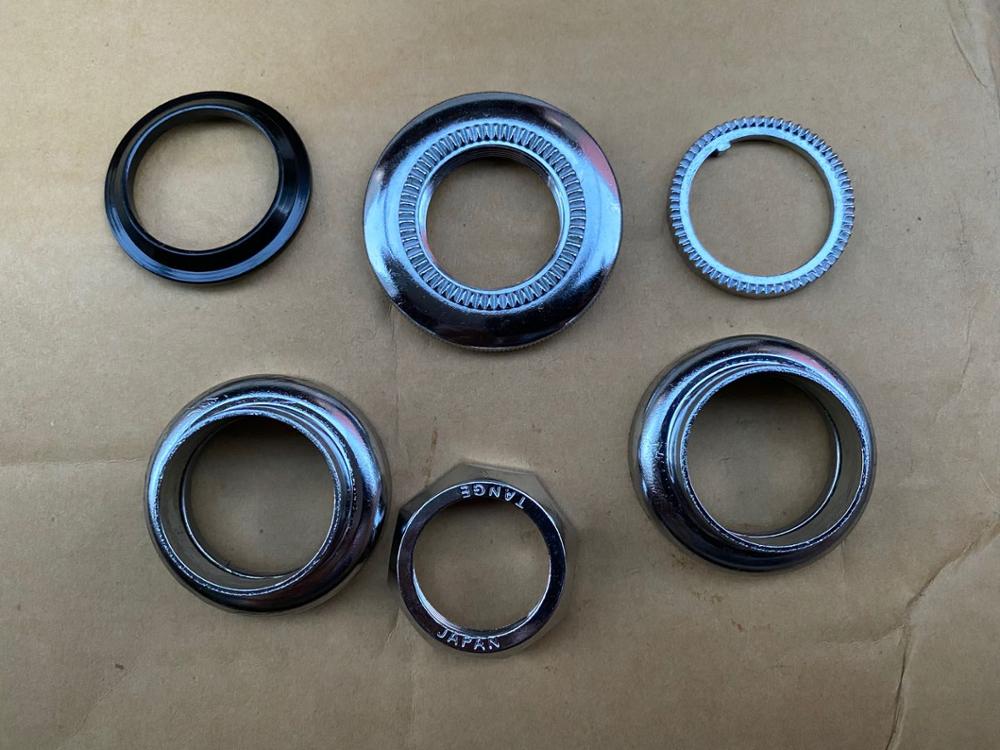 Tange – casque de vélo japonais, 22.2mm pour fourche avant de 25.4mm avec dents