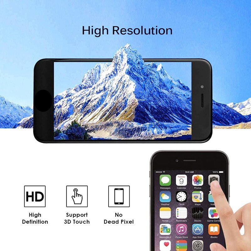 Iphone 6s plus 5.5 " screen replacement lcd display 3d touchscreen digitizer replacement assembly kit with repair tools