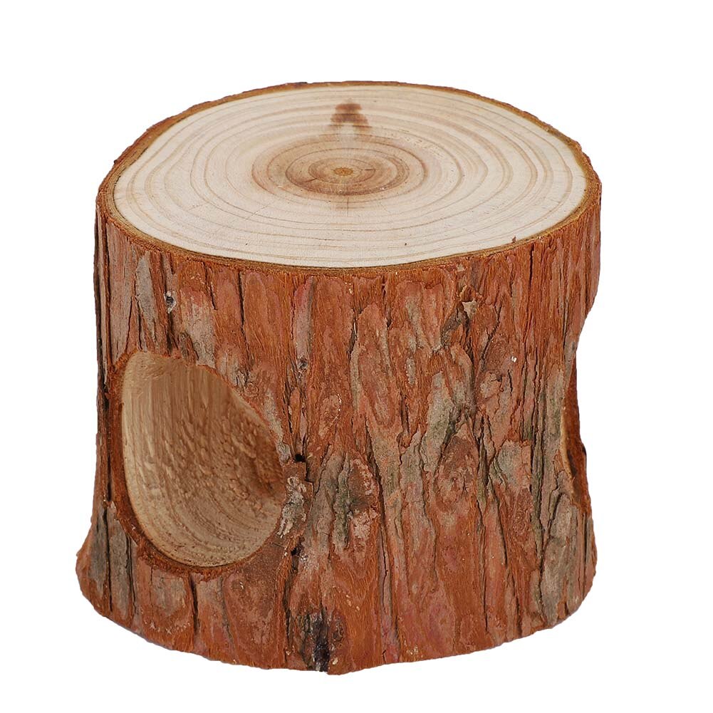 Huisdier Hamster Tunnel Huisdier Tunnel Houten Hamster Tunnel Chew Speelgoed Boom Gat Gerbils Spelen Rest Oefening Tube Accessoire Kleine Huisdier tun