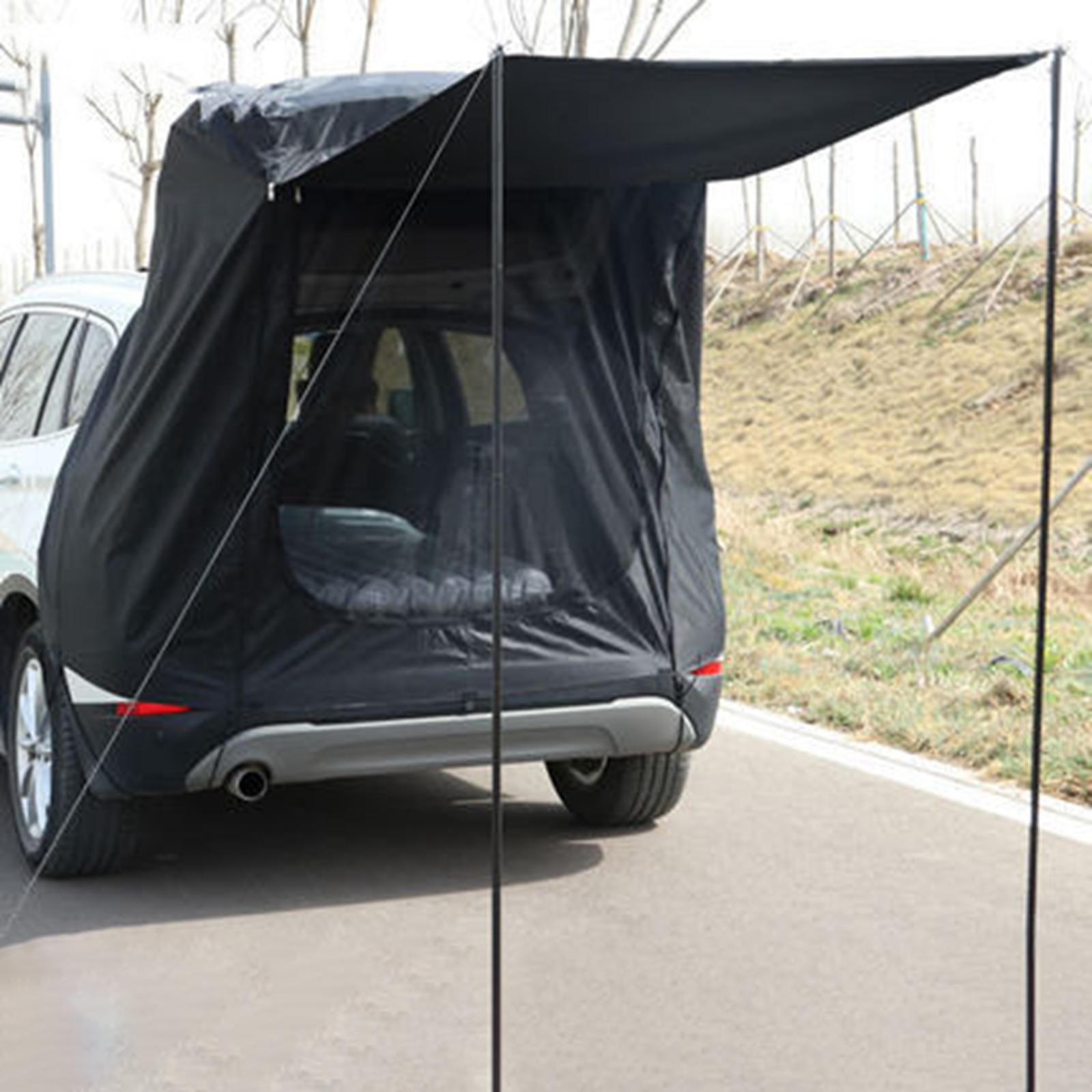 SUV Trunk Tent Car Tail Awning Trip Self-driving Picnic Tour Barbecue Lightweight Sun Shade Canopy UV Protection Anti-Mosquito