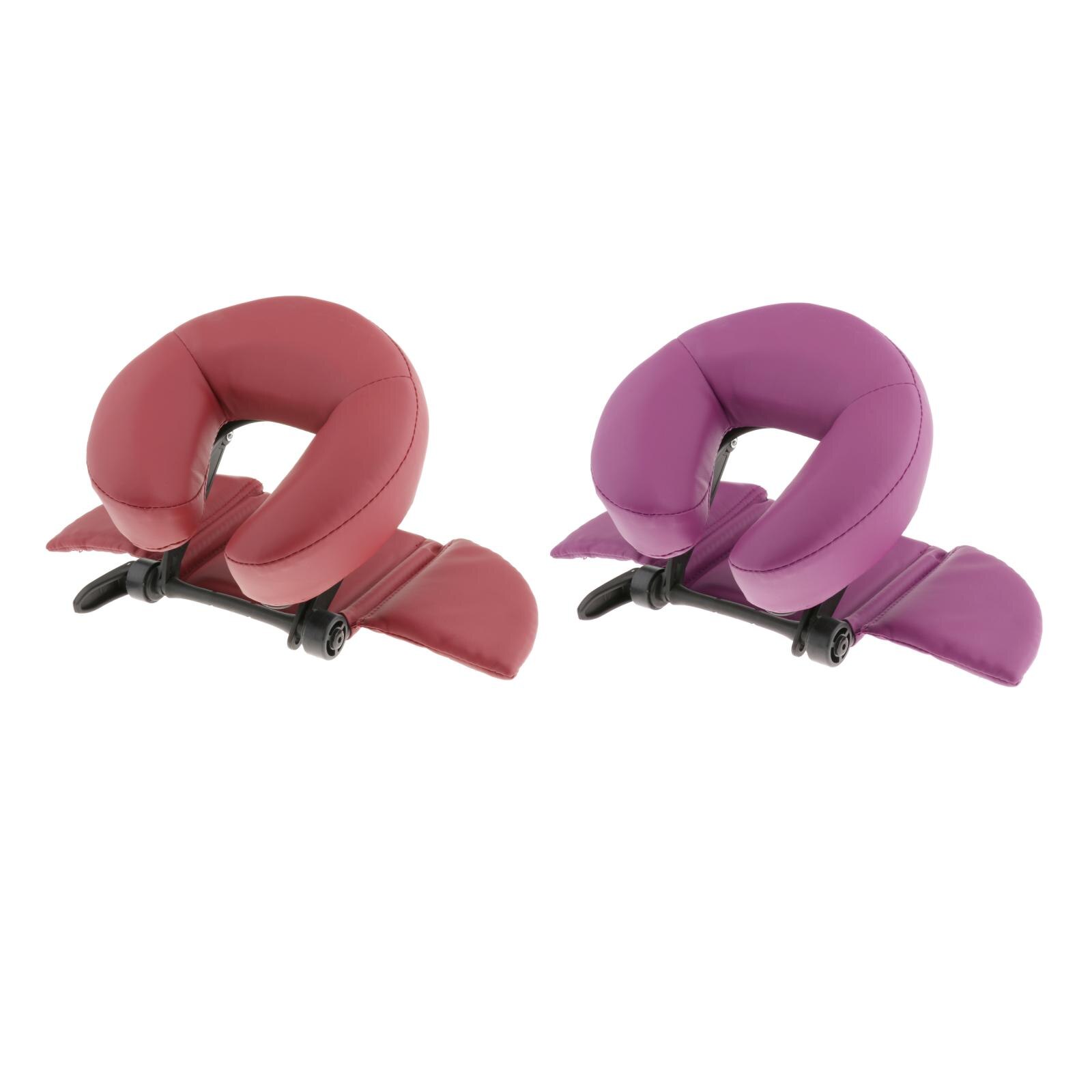 Adjustable Massage U shaped Table Face Cradle Headrest Platform Lightweight