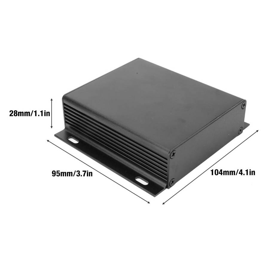 Aluminum Cooling Case Enclosure Electronic Box for Controller GPS 28x104x95m gl
