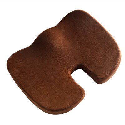 cojín de esponja de Gel cómodo, cojín de espuma con memoria para asiento, cojín en forma de U anti-hemorroides para silla de oficina, cojín para asiento de coche
