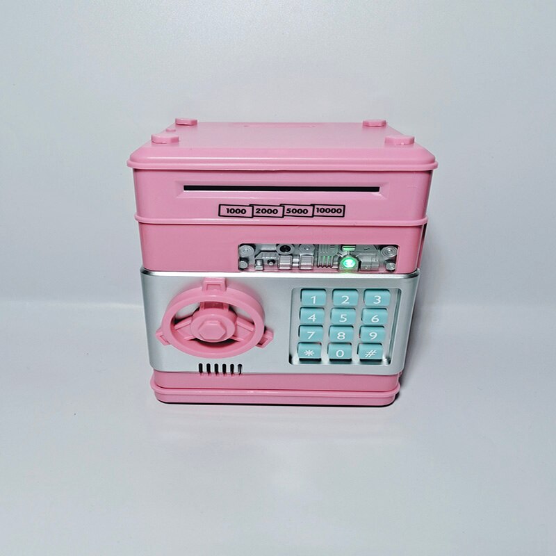 Elektronische Passwort Piggy Bargeld Münze Automatische Ablagerung Banknote Saving Maschine ATM Bank Sicher