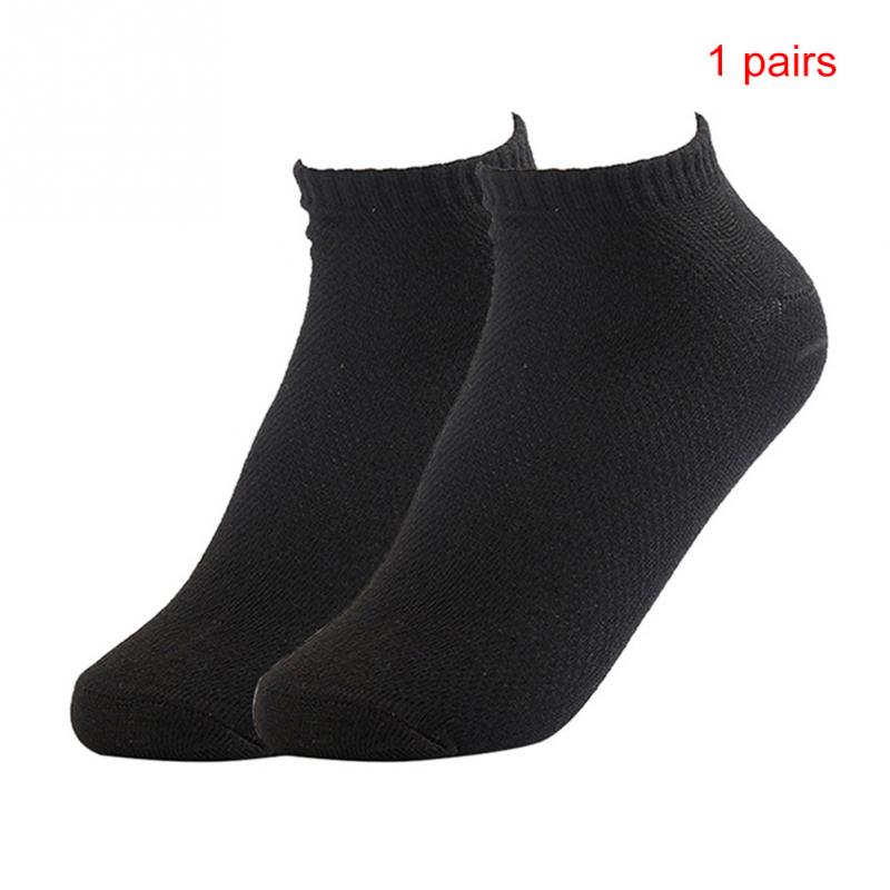 10 /5 /1 par sommer forår low cut ankel herrestrømper åndbare solid mesh mandlige bådstrømper sorte hvide grå sportsokker