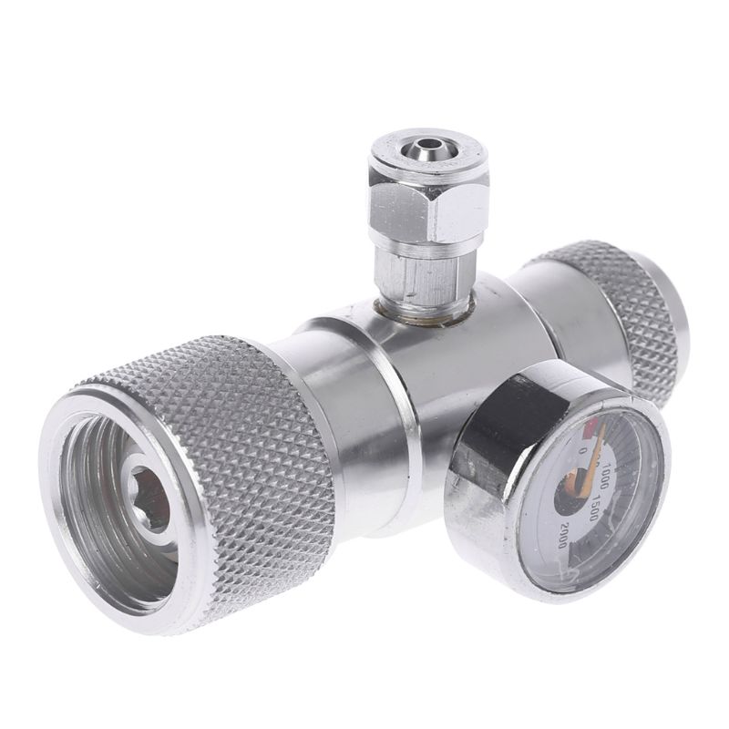 Co2 Pressure Gauge JIS m22-14 Regulator Manometer Over 1500PSI Cylinder Reducer Valve Moss Plant Aquarium Single Indicator