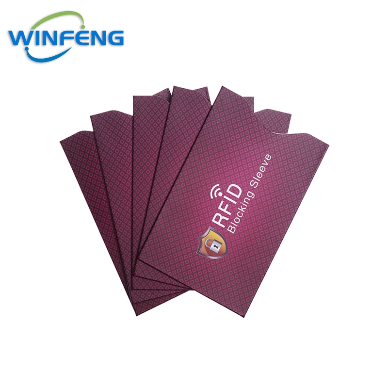 10Pcs Anti-Scan Karte Ärmeln Kredit NFC RFID Blocking Karte Schutz Anti-magnetische Aluminium Folie Tragbare Bank karte Halter: Mixed Farbe