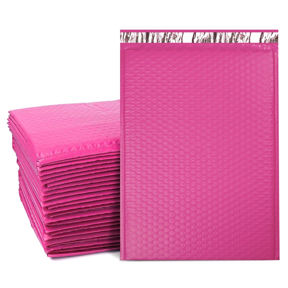 8.5 x 11 tommer 235*280mm poly boble mailer pink selvforseglende polstrede konvolutter pakke  of 10