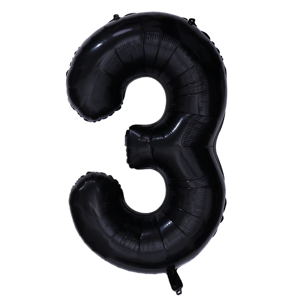 40 Inch Black 21 Number Balloons for Birthday Party Decoration Jumbo Foil Balloons for 90th Anniversary Party Supplies